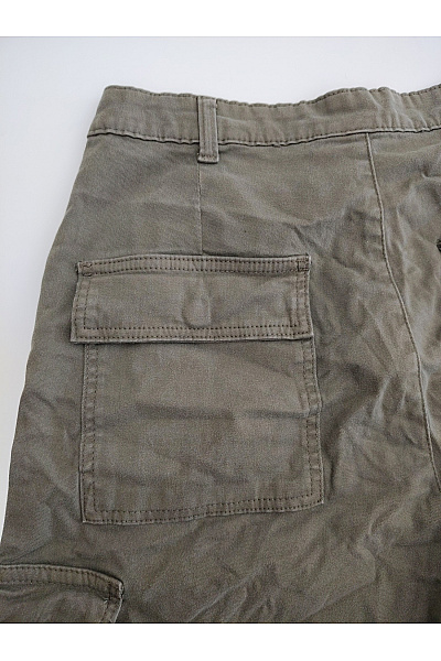 URBAN CLASSICS Dámské khaki cargo kalhoty široké bavlněné Velikost US 28 | URBAN CLASSICS | obrázek 6