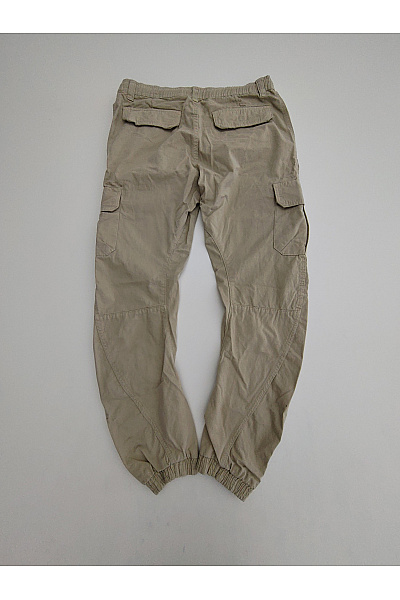 URBAN CLASSICS Pánské khaki cargo kalhoty s kapsami na stehnech Vel. L | URBAN CLASSICS | obrázek 4