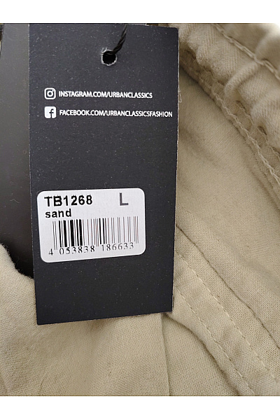 URBAN CLASSICS Pánské khaki cargo kalhoty s kapsami na stehnech Vel. L | URBAN CLASSICS | obrázek 8