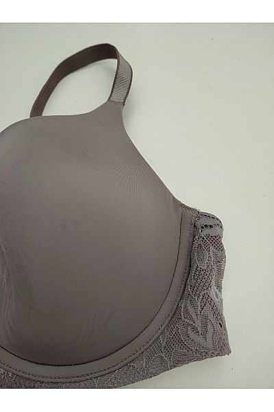 TRIUMPH Hnědá krajková push up podprsenka se zapínáním vpředu Velikost EU 80B | TRIUMPH | obrázek 4