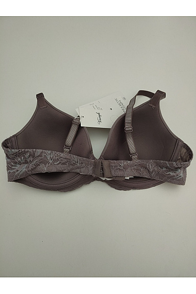 TRIUMPH Hnědá krajková push up podprsenka se zapínáním vpředu Velikost EU 80B | TRIUMPH | obrázek 5