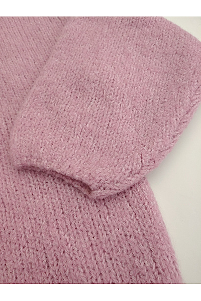 LINDEX Růžový pletený oversized kardigan se spadlými rameny Velikost XS | LINDEX | obrázek 4