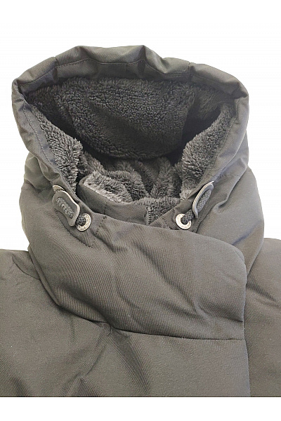 ragwear Černá dlouhá prošívaná zimní bunda s kapucí Velikost EU L | ragwear | obrázek 4