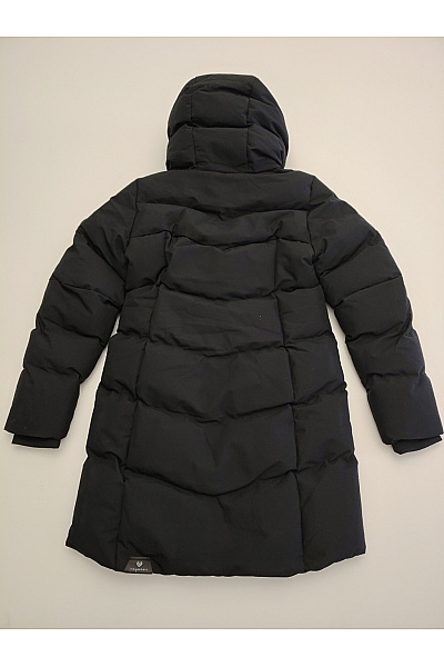 ragwear Černá dlouhá prošívaná zimní bunda s kapucí Velikost EU L | ragwear | obrázek 9