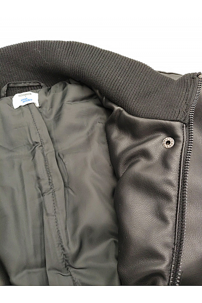 Černá dámská bomber bunda oversize krátká Vel. XL | Unimoda | obrázek 5
