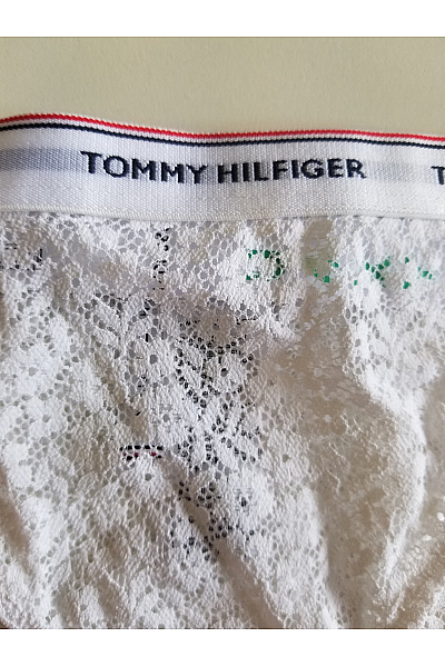 TOMMY HILFIGER Dámské krajkové kalhotky bílé Vel. EU M | TOMMY HILFIGER | obrázek 4