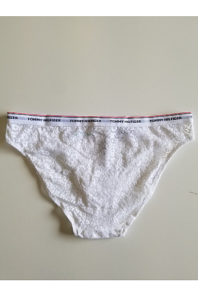 TOMMY HILFIGER Dámské krajkové kalhotky bílé Vel. EU M | TOMMY HILFIGER | obrázek 5