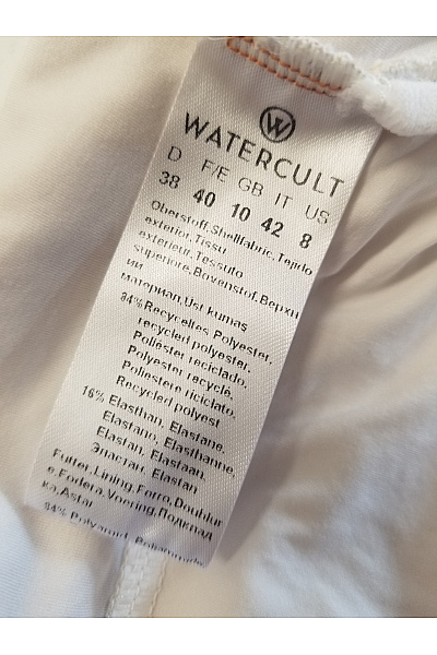 Watercult Červené jednodílné plavky za krk s geometrickým vzorem Vel. DE 38 | Watercult | obrázek 3