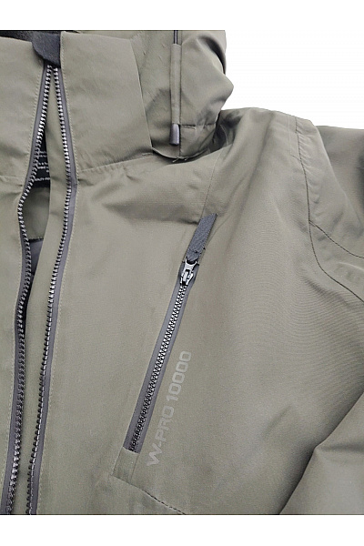 WHISTLER Dámská dlouhá khaki parka s kapucí a zipem Velikost EU 40 | WHISTLER | obrázek 4