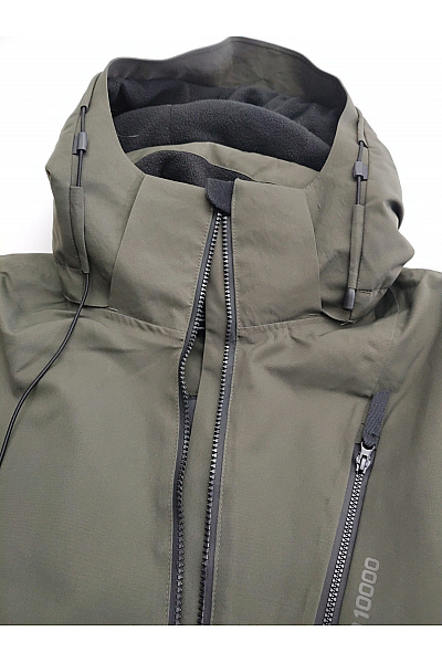 WHISTLER Dámská dlouhá khaki parka s kapucí a zipem Velikost EU 40 | WHISTLER | obrázek 5