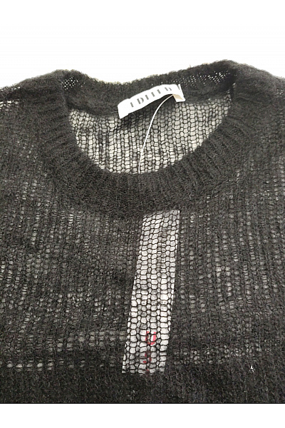 Černý dámský pletený pulovr s dlouhým rukávem Vel. EU 36 | Unimoda | obrázek 4
