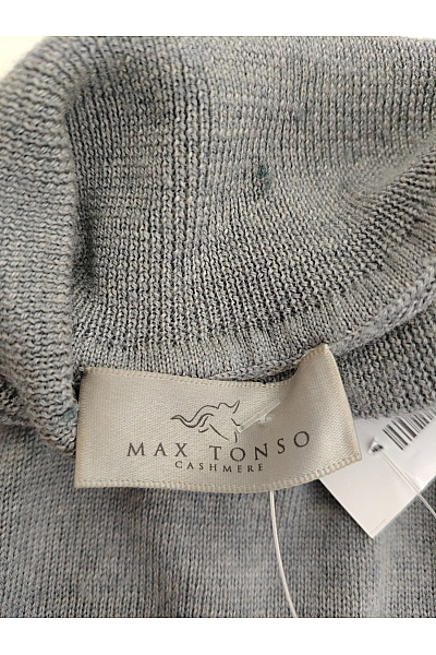 MAX TONSO CASHMERE Dámský vlněný rolák šedý basic Vel. l | MAX TONSO CASHMERE | obrázek 4