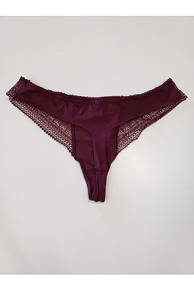 dámské kalhotky krajkové bordó | Unimoda | obrázek 4