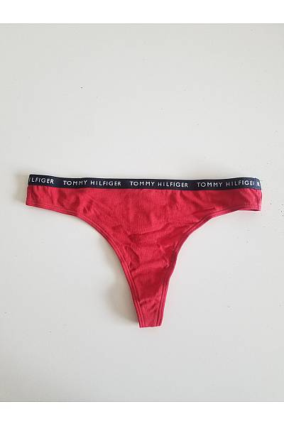 TOMMY HILFIGER dámské bavlněné kalhotky červené Velikost S | TOMMY HILFIGER | obrázek 2