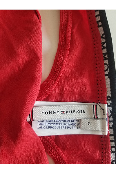 TOMMY HILFIGER dámské bavlněné kalhotky červené Velikost S | TOMMY HILFIGER | obrázek 3
