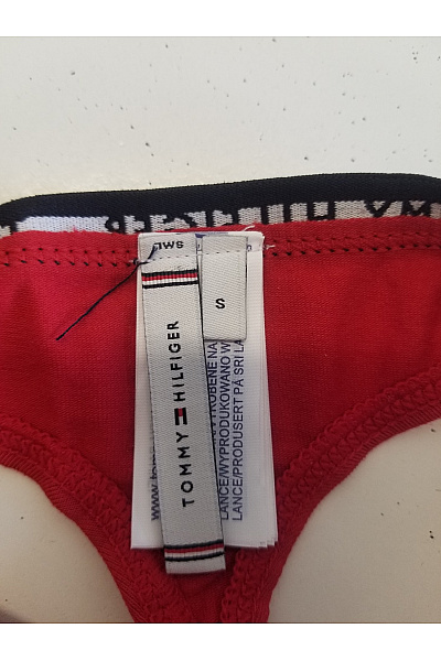 TOMMY HILFIGER dámské bavlněné kalhotky červené Velikost S | TOMMY HILFIGER | obrázek 5