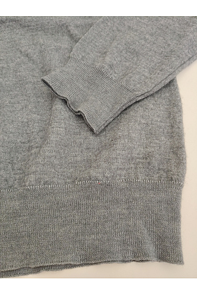 LACOSTE Hnědý vlněný pulovr do véčka Velikost M | LACOSTE | obrázek 3