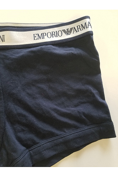 ARMANI Pánské bavlněné boxerky modré Vel. M | ARMANI | obrázek 4