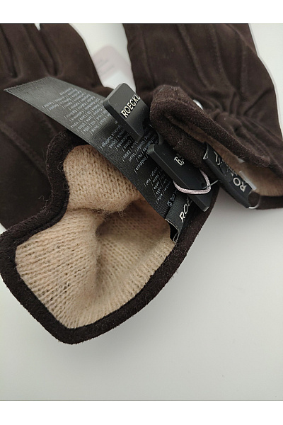 Roeckl Hnědé vlněné rukavice smart casual | Roeckl | obrázek 7