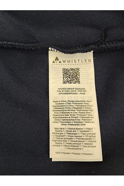 WHISTLER Dámská šedá rozepínací mikina sherpa na zip Velikost L | WHISTLER | obrázek 5
