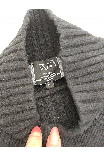 VERSACE Dámský hnědý pletený rolák oversized Vel. EU L | VERSACE | obrázek 4
