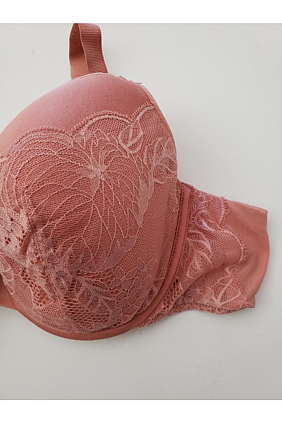 Chantelle Růžová krajková kosticová podprsenka s vyztuženými košíčky Vel. 85E | Chantelle | obrázek 3