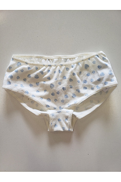 Petit-Bateau Dívčí bavlněné kalhotky s potiskem srdíček Vel. EU 152 | Petit-Bateau | obrázek 2