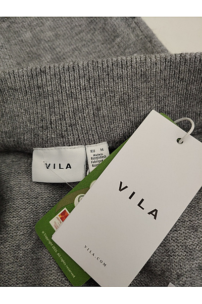 VILA Hnědá maxi sukně s pružným pasem Velikost EU M | VILA | obrázek 5