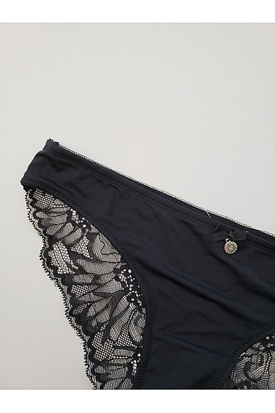 ted baker Dámské černé krajkové kalhotky luxusní Vel. 36 | ted baker | obrázek 3
