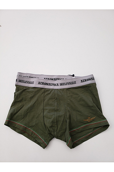 Aeronautica Militare Pánské Khaki Bavlněné Boxerky Vel. EU M