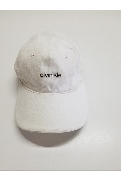 Calvin Klein Bílá Bavlněná Kšiltovka