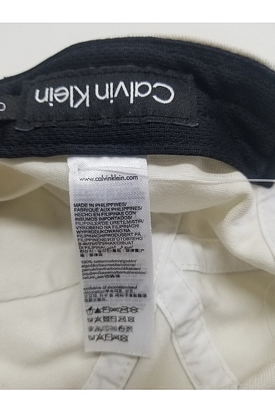 Calvin Klein Bílá bavlněná kšiltovka | Calvin Klein | obrázek 3