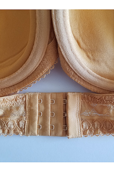 Dámská krajková podprsenka push up zlatá | Unimoda | obrázek 3