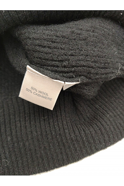 MAX TONSO CASHMERE Dámský vlněný kašmírový rolák černý basic Vel. M | MAX TONSO CASHMERE | obrázek 6
