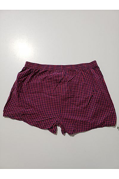 phil-co-berlin Pánské bavlněné trenýrky červené kostkované volné Vel. 3XL | phil-co-berlin | obrázek 6
