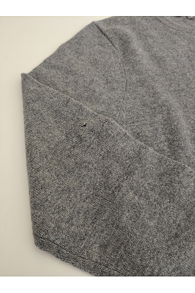 LAWRENCE GREY Pánský hnědý kašmírový pulovr basic Velikost S | LAWRENCE GREY | obrázek 5