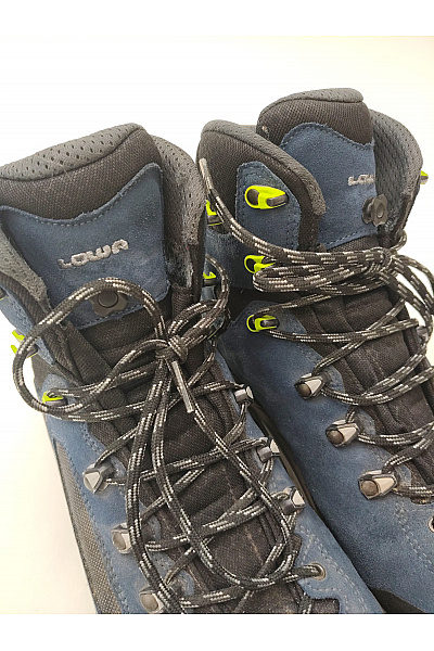 Lowa Pánské modré kotníkové trekingové outdoorové boty gore-tex šněrovací Velikost 44 | Lowa | obrázek 6