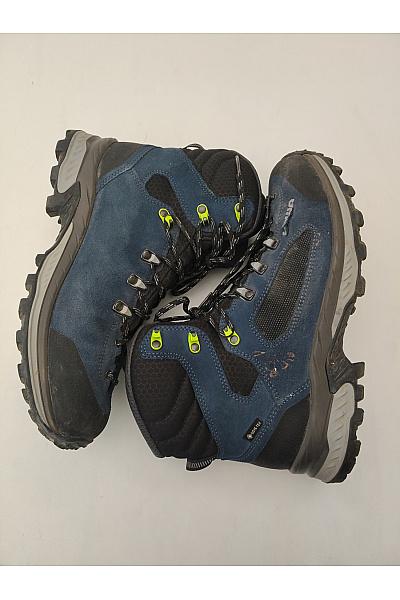 Lowa Pánské modré kotníkové trekingové outdoorové boty gore-tex šněrovací Velikost 44 | Lowa | obrázek 10