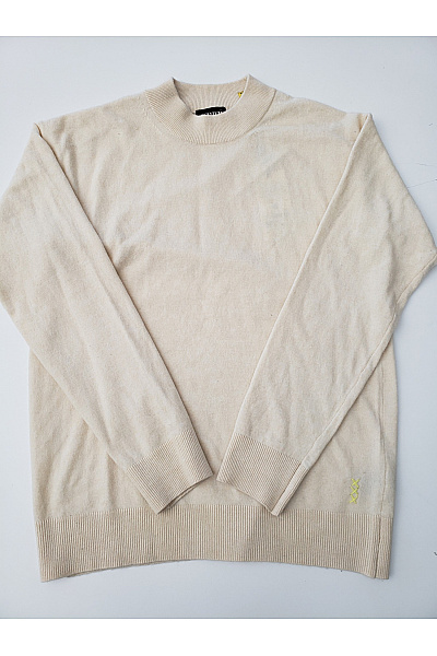 Scotch & Soda Béžový Pletený Pulovr Se Stojáčkem Basic Vel. EU L