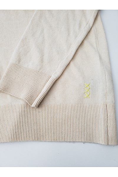 Scotch & Soda Béžový pletený pulovr se stojáčkem basic Vel. EU L | Scotch & Soda | obrázek 3