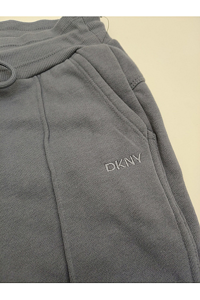 Donna Karan Fialové bavlněné tepláky jogger s kapsami Vel. EU S | Donna Karan | obrázek 3