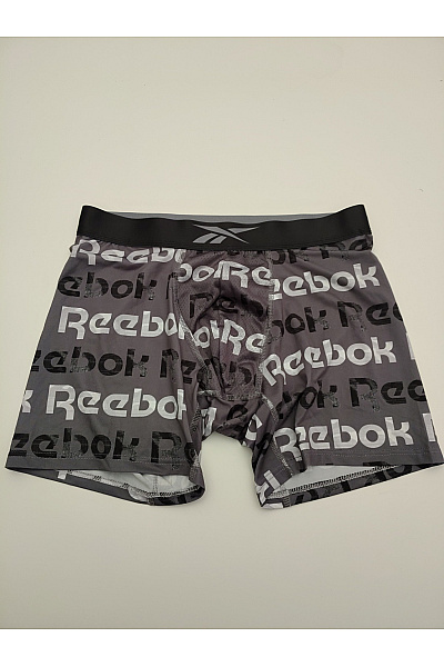 Reebok Pánské Boxerky šedé S Logem Velikost S