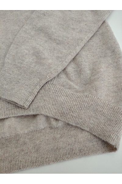 LAWRENCE GREY Béžový kašmírový pulovr oversized Vel. 34 | LAWRENCE GREY | obrázek 3