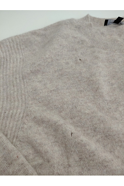 LAWRENCE GREY Béžový kašmírový pulovr oversized Vel. 34 | LAWRENCE GREY | obrázek 4