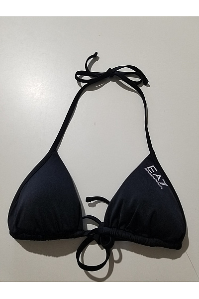 ARMANI Černé bikiny trojúhelníkové na zavazování za krk Velikost EU S | ARMANI | obrázek 2
