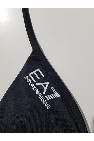 ARMANI Černé bikiny trojúhelníkové na zavazování za krk Velikost EU S | ARMANI | obrázek 4
