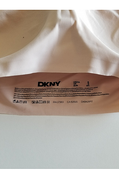 Donna Karan bezešvá hladká podprsenka crop top Velikost S | Donna Karan | obrázek 6