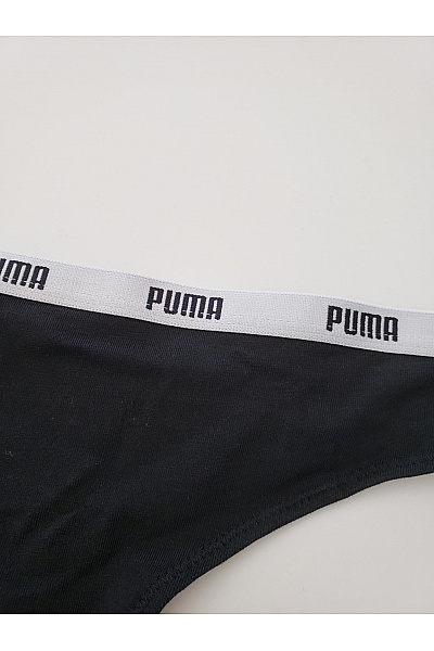 Puma Černé bavlněné dámské tanga Vel. EU M | Puma | obrázek 3
