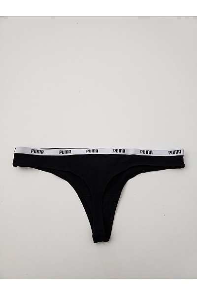 Puma Černé bavlněné dámské tanga Vel. EU M | Puma | obrázek 4