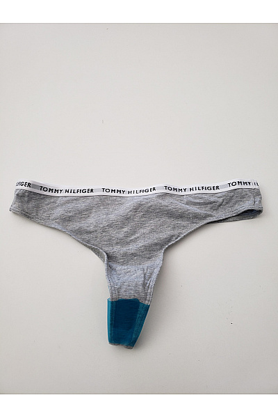 TOMMY HILFIGER Šedé bavlněné tanga Vel. EU M | TOMMY HILFIGER | obrázek 2